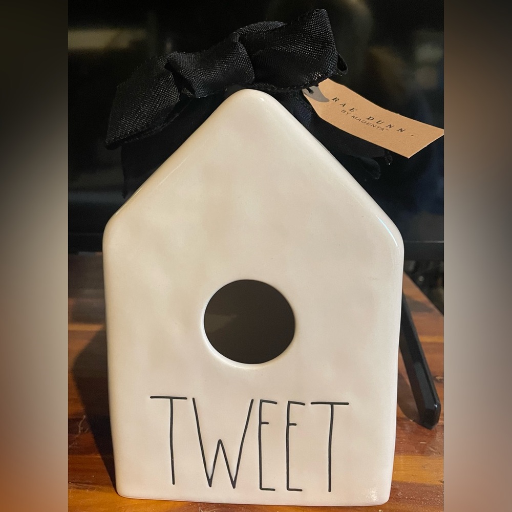 Rae Dunn "Tweet" Birdhouse